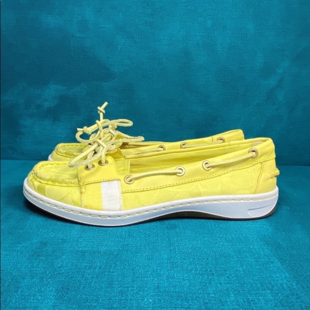 Coach “Rainey Boat” Shoes SZ 8